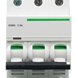 DISJONCTEUR SCHNEIDER  iC65N 3P C6A