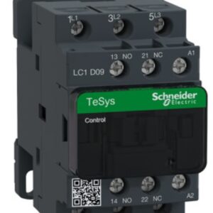 CONTACTEUR TRIPHASE SCHNEIDER   LC1D09B7C 24V AC (50/60HZ).