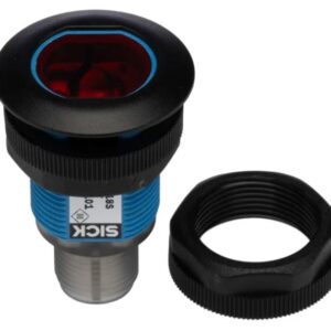 Capteur photoélectrique SICK Suppression de l'arrière plan LED, Cylindrique M12 à 4 broches PnP Non