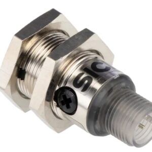 Capteur photoélectrique SICK Suppression de l'arrière plan LED, Cylindrique M12 à 4 broches PnP Non