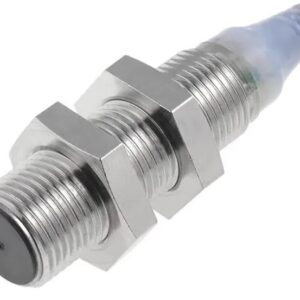 Capteur de proximité inductif Omron Baril fileté, M12 E2A PnP 4 mm 240 V c.a. 32 V c.c. 200mA