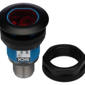 Capteur photoélectrique SICK Suppression de l'arrière plan LED, Cylindrique M12 à 4 broches PnP Non