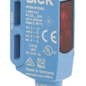 Capteur photoélectrique SICK Suppression de l'arrière plan LED PinPoint, Rectangulaire Connecteur M8 à 4 broches PnP Non