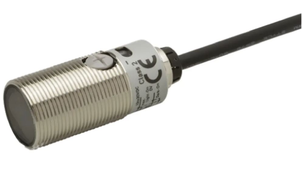 Capteur photoélectrique Omron Réflexion directe LED, Cylindrique Précâblé NPN Non