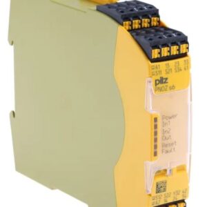 Relais de sécurité PNOZ s6 C Pilz, 3 contacts de sécurité 24V c.c. 1