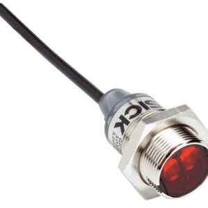 Capteur photoélectrique SICK Énergétique LED PinPoint, Barillet 3 fils PnP Non