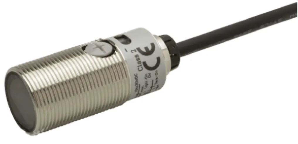 Capteur photoélectrique Omron Rétro-réflectif LED, Cylindrique Précâblé NPN Non