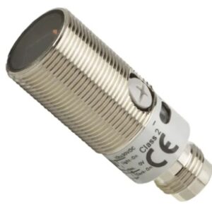Capteur de distance Omron Suppression de l'arrière plan LED, Cylindrique M12 à 4 broches NPN Non