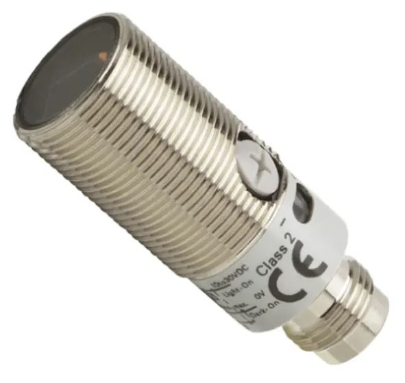 Capteur photoélectrique Omron Réflexion directe LED, Cylindrique M12 à 4 broches NPN Non