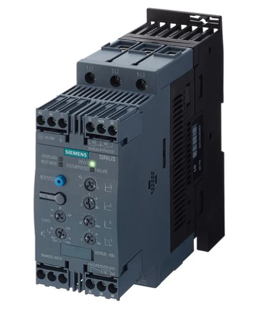 Démarreur progressif Siemens, 30 KW, 3 480V c.a. IP20 3RW40