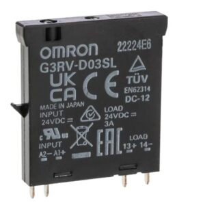 Relais statique Omron G3RV-SR, Montage enfichable, 24 V c.c., 3 A, 24V c.c.