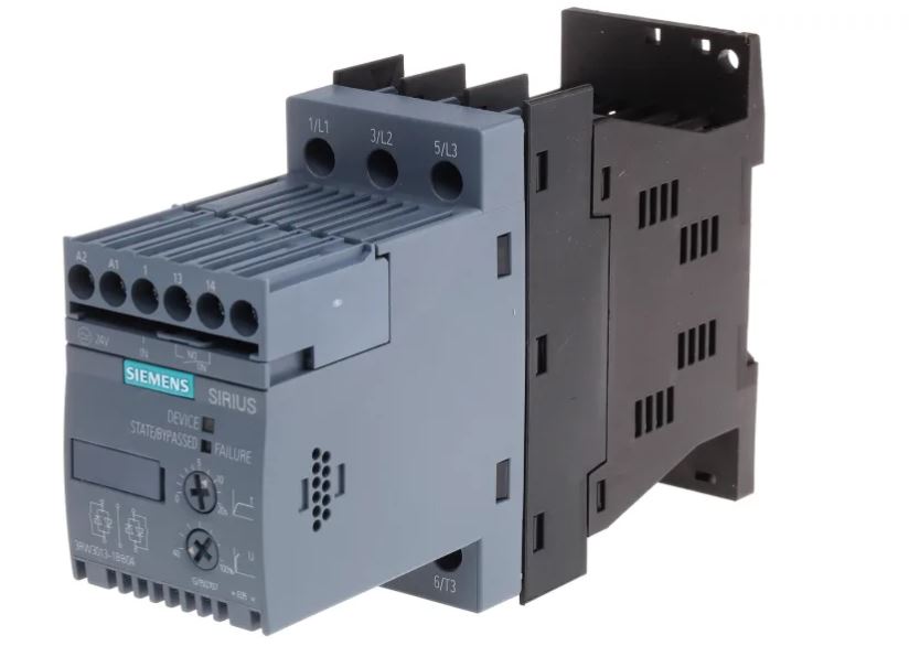 Démarreur progressif Siemens, 1.5 KW, 3 400V c.a. IP20 3RW30