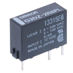 Relais statique Omron G3DZ 1 NO, Circuit imprimé, 264 V c.a., 0.6 A, 12V c.c.