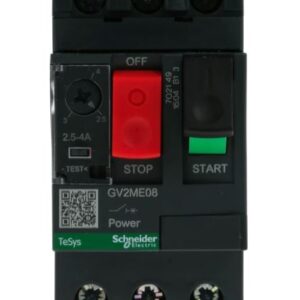 Disjoncteur de protection moteur GV2ME Schneider Electric, 690V 2.5A, 4 A 60 °C -20 °C