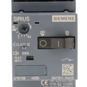 Disjoncteur de protection moteur 3RV1 Siemens, 690V 5.5A, 8 A 60 °C -20 °C