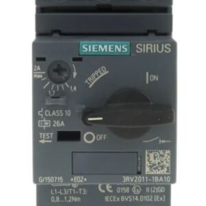 Disjoncteur de protection moteur 3RV2 Siemens, 690V 1.4A, 2 A 60 °C -20 °C