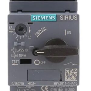 Disjoncteur de protection moteur 3RV2 Siemens, 690V 5.5A, 8 A 60 °C -20 °C