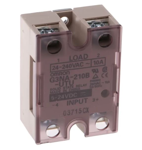 Relais statique Omron G3NA 1, Rail DIN, 240 V c.a., 10 A