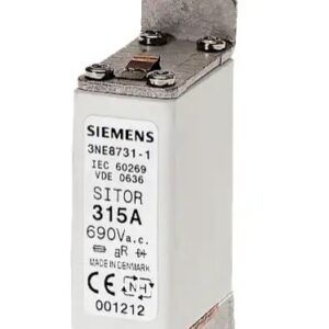 Fusible BS88 à visser Siemens 200A NH000 78 mm 690V