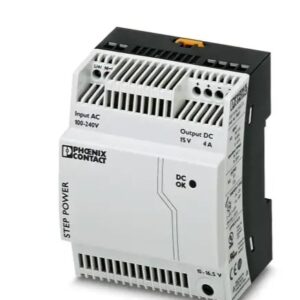 Alimentation pour rail DIN, série STEP POWER Mode de commutation Phoenix Contact 264V c.a. a.c. 16.5V c.c. CC 60 W