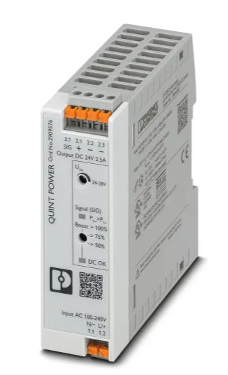 Alimentation pour rail DIN, série QUINT4-PS/1AC/24DC/2.5/PT Alimentation à découpage Phoenix Contact 250 V c.c., 240V