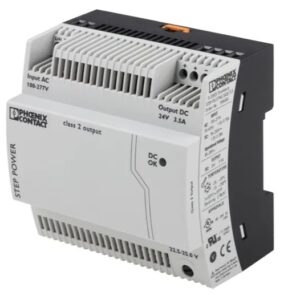 Alimentation pour rail DIN, série STEP POWER Mode de commutation Phoenix Contact 250 V c.c., 305V c.a. c.a./c.c. 25V