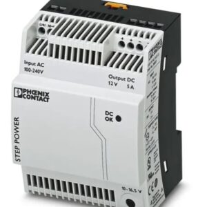 Alimentation pour rail DIN, série STEP POWER Mode de commutation Phoenix Contact 264V c.a. a.c. 16.5V c.c. CC 60 W