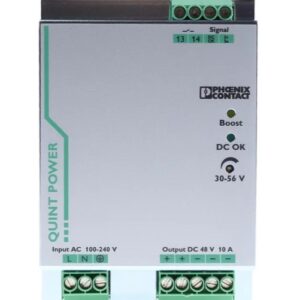 Alimentation pour rail DIN, série QUINT POWER Mode de commutation Phoenix Contact 264V c.a. a.c. 56V c.c. CC 480 W