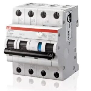 Disjoncteur différentiel magnéto-thermique ABB 4 pôles 32A, sensibilité 30 mA Type C DS203NC