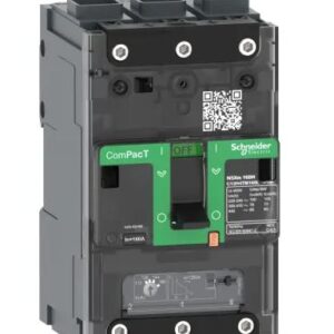 Disjoncteur à boîtier moulé ComPact NSX ComPacT NSXmB Schneider Electric 3 pôles, 100A, pouvoir de coupure 25 kA