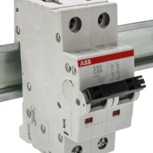 Disjoncteur miniature System Pro M Compact S200, 50A ABB 2 pôles Type C 400V c.a. 125 V c.c., pouvoir de coupure 10 kA