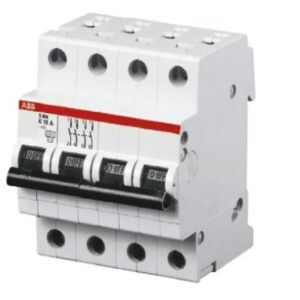 Disjoncteur miniature System Pro M Compact S200M, 20A ABB 4 pôles Type B 400V c.a., pouvoir de coupure 10 kA