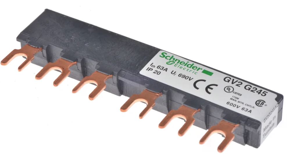 Barre omnibus Schneider Electric 3 Phase, 690 V, pas de 45 mm Linergy Linergy