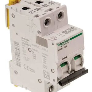 Disjoncteur miniature Acti9 Acti9 iC60, 10A Schneider Electric 2 pôles Type D 100V, 12 V, 130 V, 220 V, 240 V, 380 V,