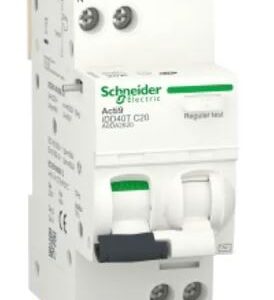 Disjoncteur différentiel magnéto-thermique Schneider Electric 1 pôles 20A, sensibilité 30 mA Type C Acti9