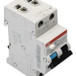 Disjoncteur différentiel magnéto-thermique ABB 2 pôles 32A, sensibilité 300 mA Type C System Pro M Compact