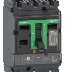Disjoncteur ComPact NSX100F C10F Schneider Electric 3 pôles, 100A, pouvoir de coupure 36 kA Fixe
