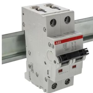 Disjoncteur miniature System Pro M Compact S200, 16A ABB 2 pôles Type D 400V c.a. 125 V c.c., pouvoir de coupure 6 kA