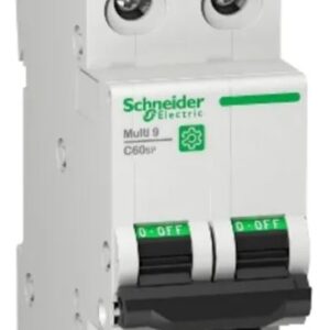 Disjoncteur miniature Multi9 Multi9, 10A Schneider Electric 2 pôles Type D, pouvoir de coupure 14 kA