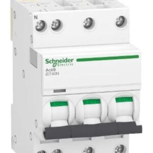 Disjoncteur miniature Acti9 Acti9 iDT40N, 20A Schneider Electric 3+N pôles Type D 400V c.a., pouvoir de coupure 6000 A