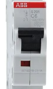 Disjoncteur miniature System Pro M Compact System Pro M Compact, 6A ABB 1 pôles Type C 253V c.a. 72 V c.c., pouvoir de