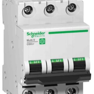 Disjoncteur miniature Multi9 Multi9, 10A Schneider Electric 3 pôles Type D, pouvoir de coupure 14 kA