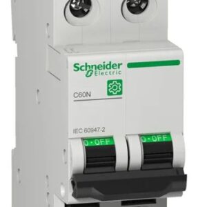 Disjoncteur miniature Multi9 M9F1, 10A Schneider Electric 2 pôles Type D 440V c.a. 125 V c.c., pouvoir de coupure 6 kA