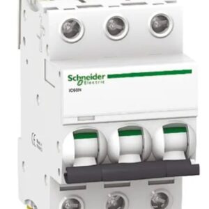 Disjoncteur miniature Acti9 Acti9 iC60, 20A Schneider Electric 3 pôles Type D 100V, 12 V, 130 V, 220 V, 240 V, 380 V,