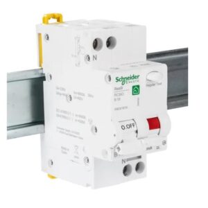 Disjoncteur différentiel magnéto-thermique Schneider Electric 1 pôles 16A, sensibilité 30 mA Resi9
