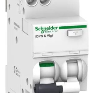 Disjoncteur Schneider Electric 1P+N pôles 10A, sensibilité 30 mA Courbe C Acti9