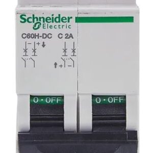 Disjoncteur miniature Acti9 Acti9 PV, 2A Schneider Electric 2 pôles Type C 500 V c.c., pouvoir de coupure 6 kA