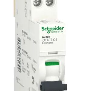 Disjoncteur miniature Acti9 Acti9 iDT40T, 4A Schneider Electric 1 pôles Type C, pouvoir de coupure 4.5 kA