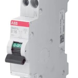 Disjoncteur miniature SN201S SN201, 10A ABB 1 pôles Type C 230V c.a., pouvoir de coupure 4.5 kA