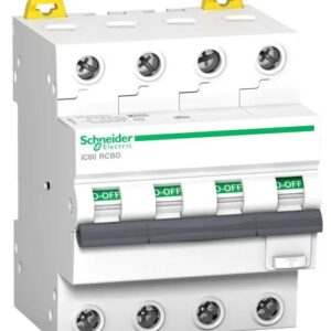RCBO Schneider Electric 4 pôles 16A, sensibilité 30 mA Type B Acti9
